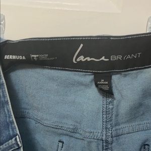 Lane Bryant Bermuda Jean Shorts
